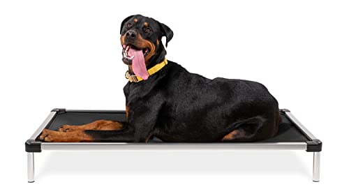 K9 Ballistics Chew Proof Elevated Dog Bed - Made for Aggressive Chewers, Indestructible Cot, Heavy D