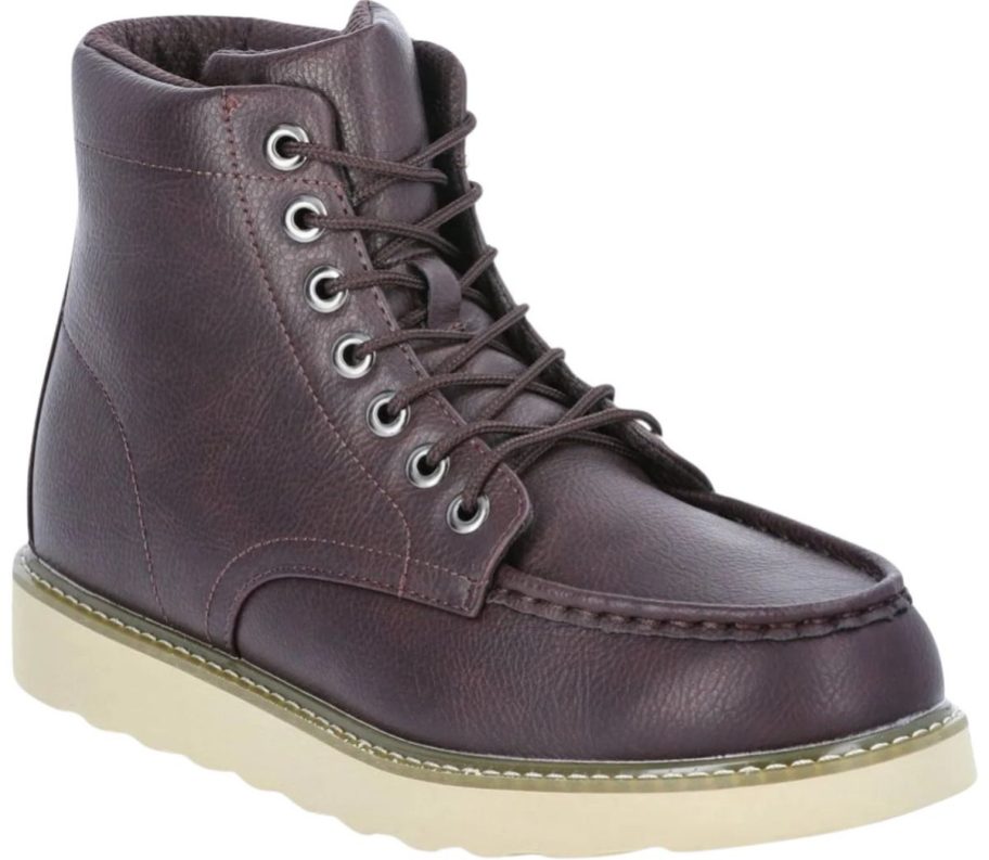 men's brown lace up chukka boot