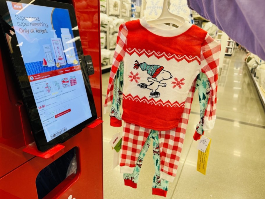 kids matching christmas pajamas at target