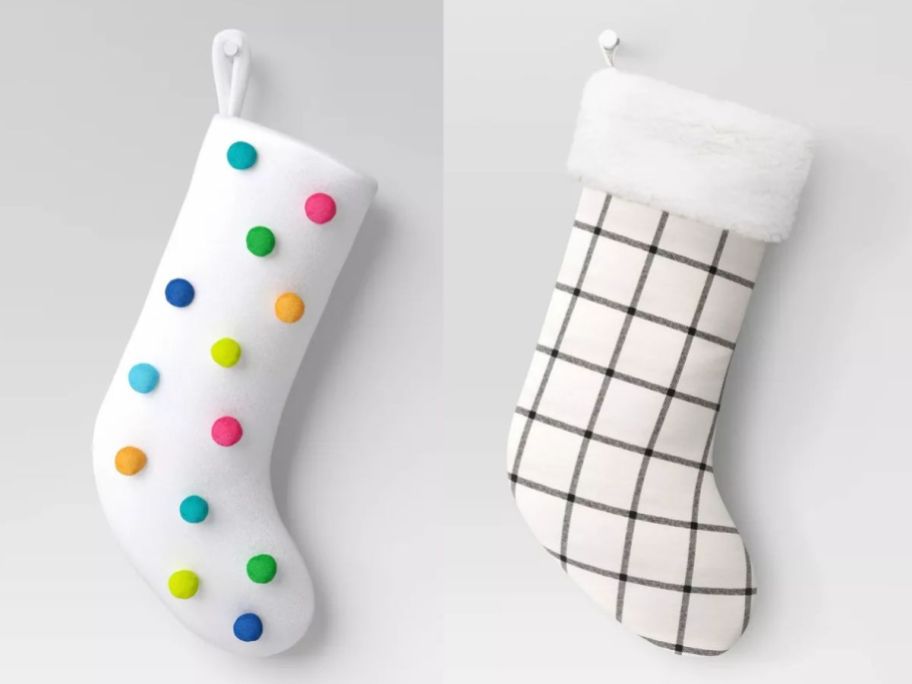 target christmas stocking stock images