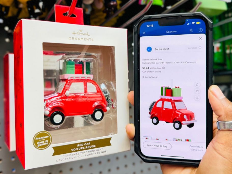 A Hallmark Christmas Car Ornament