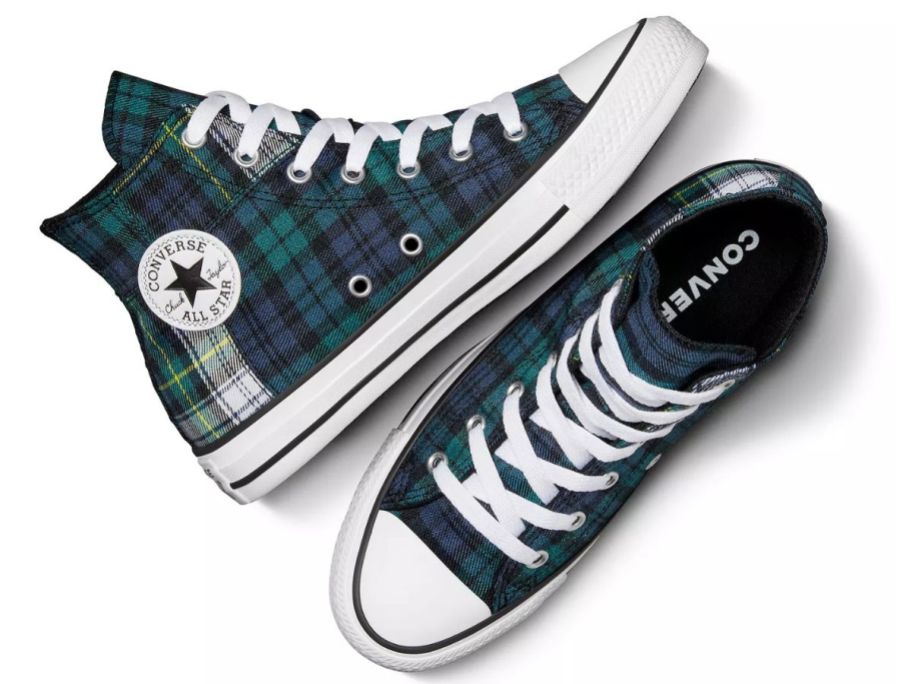 Converse Chuck Taylor All Star Big Kids' Plaid Shoes