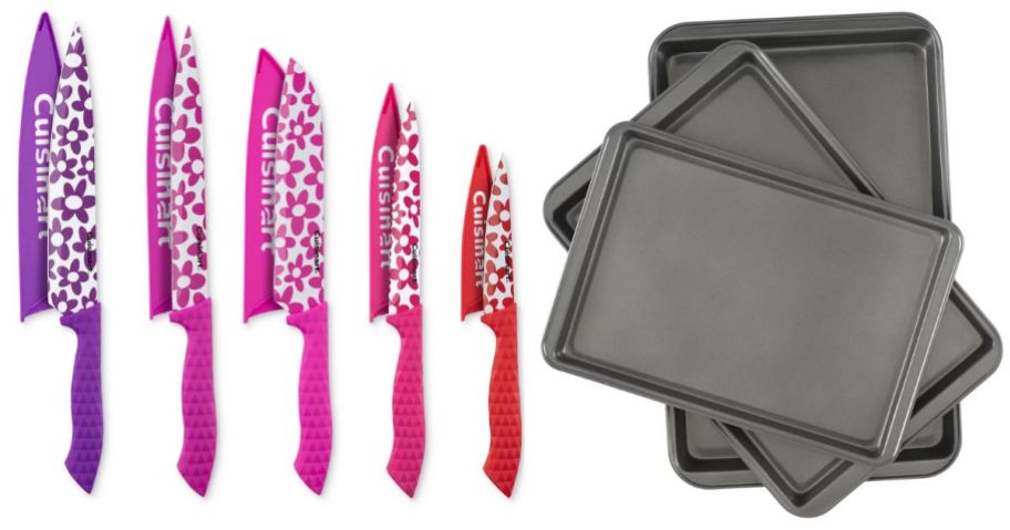 Cuisinart Knives & GoodCook Nonstick Steel Cookie Sheets