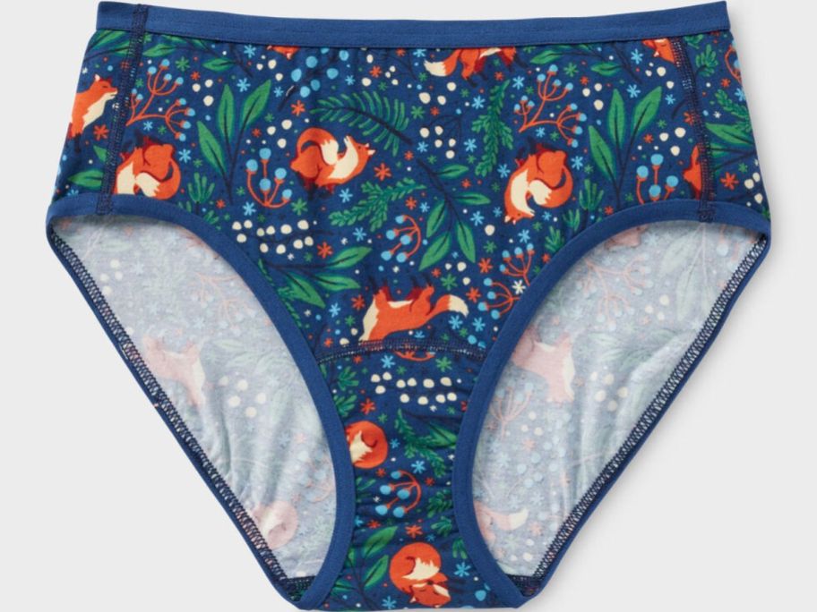 A pair of women's cotton briefs