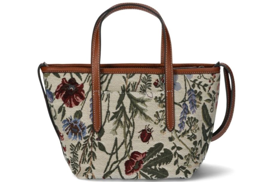 a floral tote 