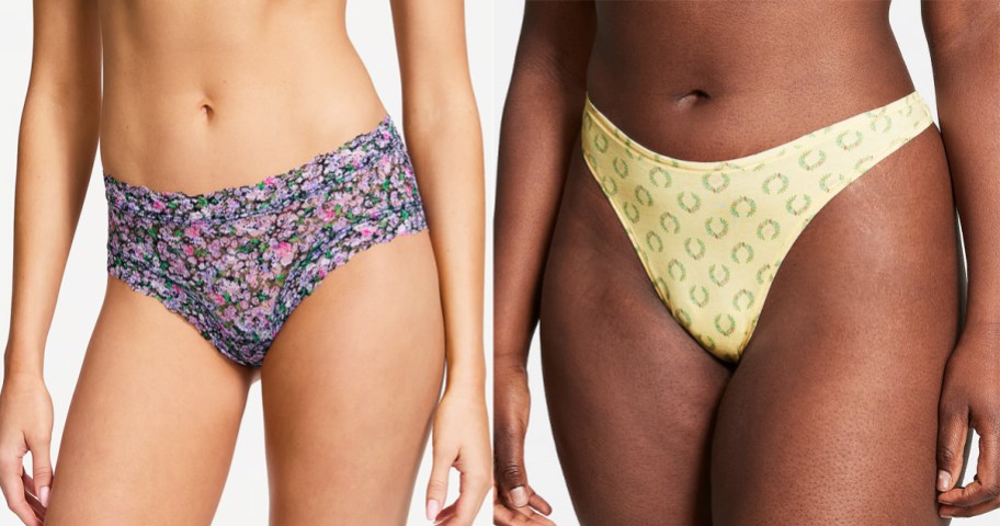 two models wearing Victoria's Secret Panties