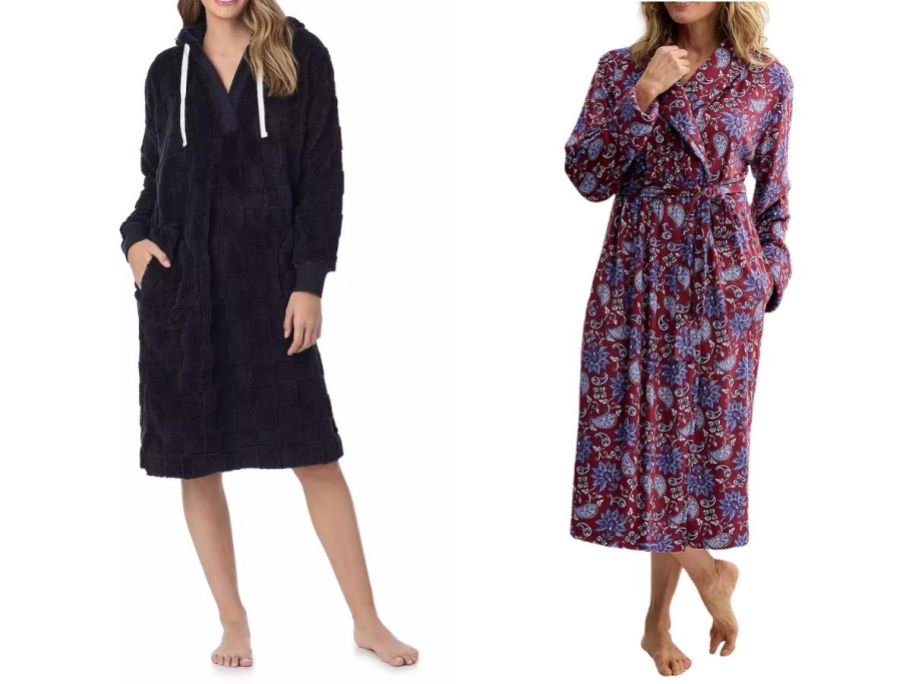 two women wearing kohls robes